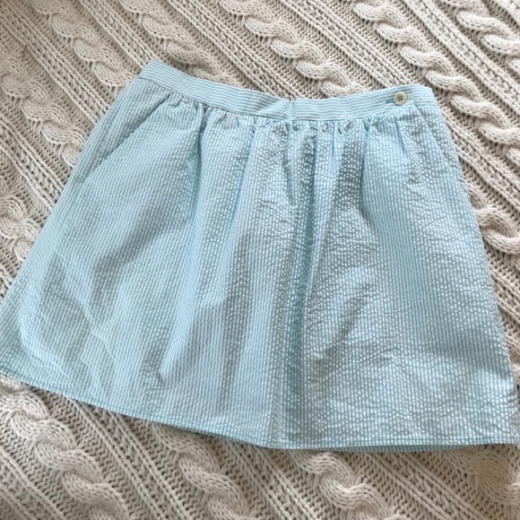 Lilly Pulitzer Dresses & Skirts - Lilly Pulitzer Mint Seersucker Skirt
